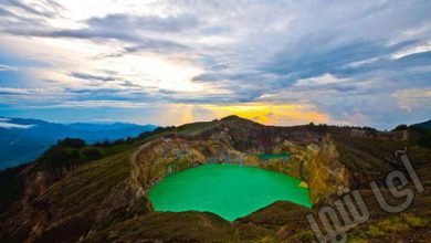 دریاچه های کوه آتشفان