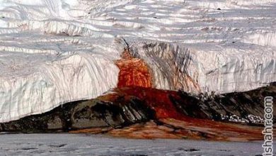 آبشار خون در قطب جنوب