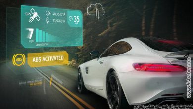 خودرو با یابنده جا پارک