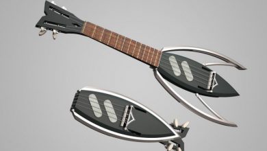 گیتار جیبی با ابعادی مناسب